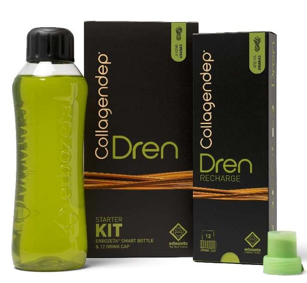 COLLAGENDEP DREN STARTER KIT 12 DRINK CAP + SMART BOTTLE - Farmacia Rossi2 - Farmacia Rossi 