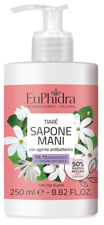 EUPHIDRA SAPONE LIQUIDO TIARE' 250 ML - Farmacia Rossi2 - Farmacia Rossi 