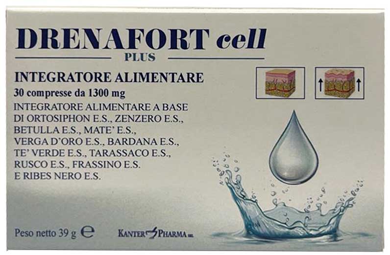DRENAFORT CELL PLUS 30 COMPRESSE - Farmacia Rossi2 - Farmacia Rossi 