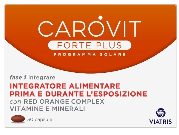 CAROVIT FORTE PLUS PROGRAMMA SOLARE 30 CAPSULE - Farmacia Rossi2 - Farmacia Rossi 