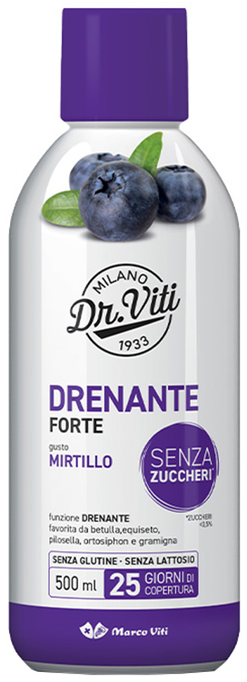DRENANTE FORTE MIRTILLO 500 ML - Farmacia Rossi2 - Farmacia Rossi 