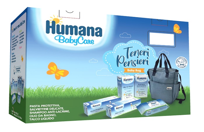 TENERI PENSIERI BABY BAG BABY CARE PASTA 100 ML + SALVIETTE 72 PEZZI + OLIO DA BAGNO 200 ML + SHAMPOO 200 ML + TALCO LIQUIDO 100 ML - Farmacia Rossi2 - Farmacia Rossi 