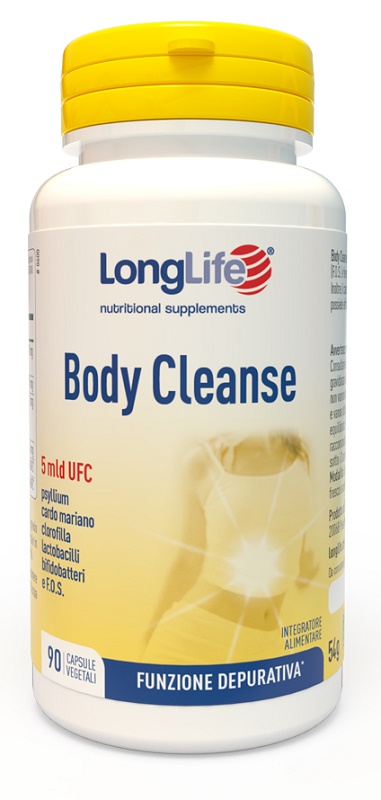 LONGLIFE BODY CLEANSE 90 CAPSULE VEGETALI - Farmacia Rossi2 - Farmacia Rossi 