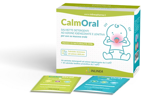 CALMORAL 10 SALVIETTE DETERGENTI + 10 SALVIETTE LENITIVE PROTETTIVE - Farmacia Rossi2 - Farmacia Rossi 