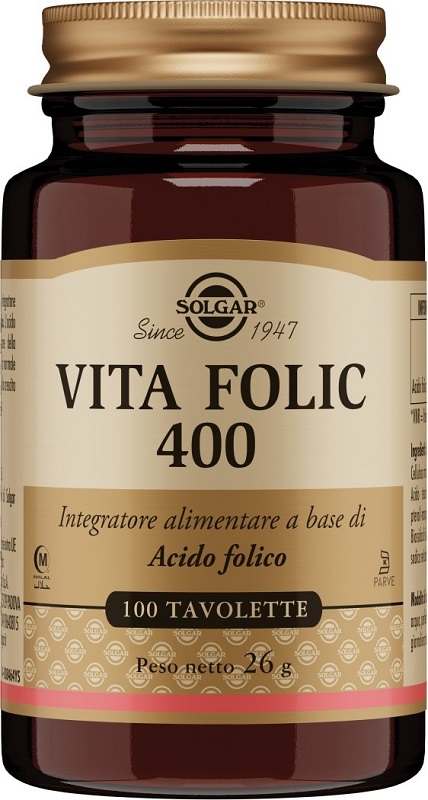 VITA FOLIC 400 100 TAVOLETTE - Farmacia Rossi2 - Farmacia Rossi 