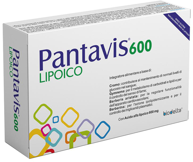 PANTAVIS 600 LIPOICO 30 COMPRESSE - Farmacia Rossi2 - Farmacia Rossi 