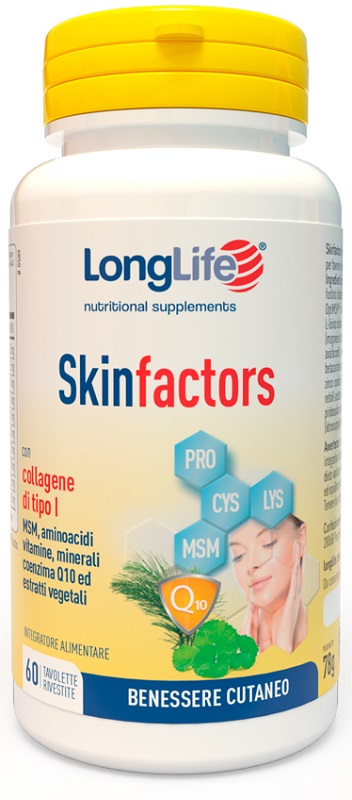 LONGLIFE SKIN FACTORS 60 TAVOLETTE RIVESTITE - Farmacia Rossi2 - Farmacia Rossi 