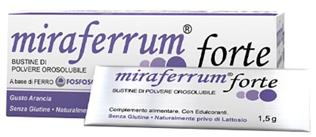 MIRAFERRUM FORTE 20 BUSTINE DA 1,5 G - Farmacia Rossi2 - Farmacia Rossi 