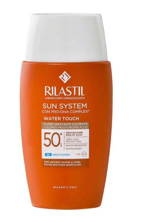 RILASTIL SUN SYSTEM WATER TOUCH COLOR FLUIDO SPF50+ 50 ML - Farmacia Rossi2 - Farmacia Rossi 