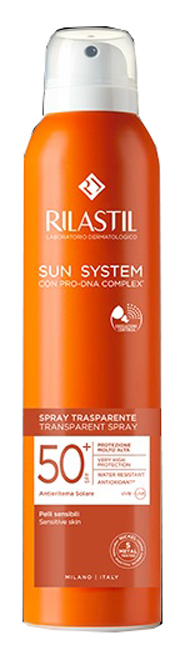 RILASTIL SUN SYSTEM TRASPARENT SPRAY SPF50+ 200 ML - Farmacia Rossi2 - Farmacia Rossi 