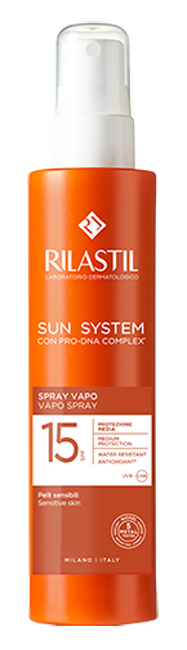 RILASTIL SUN SYSTEM SPRAY VAPO SPF15 200 ML - Farmacia Rossi2 - Farmacia Rossi 