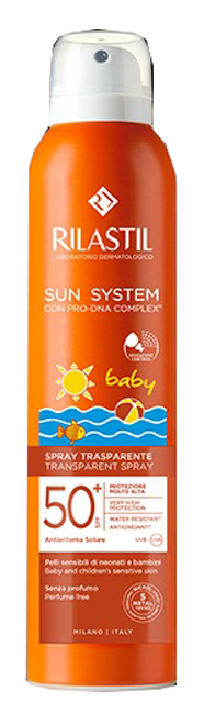 RILASTIL SUN SYSTEM BABY SPRAY VAPO SPF50+ 200 ML - Farmacia Rossi2 - Farmacia Rossi 
