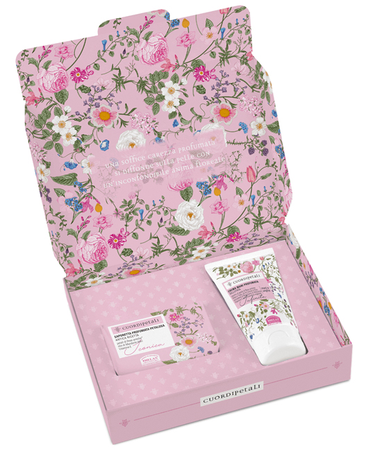 CUOR DI PETALI SET CREMA MANI 50 ML + SAPONETTA 100 G - Farmacia Rossi2 - Farmacia Rossi 
