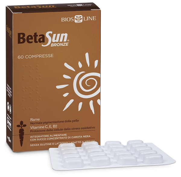 BETA SUN BRONZE 60 COMPRESSE - Farmacia Rossi2 - Farmacia Rossi 