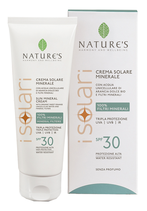 NATURE'S I SOLARI CREMA VISO CORPO MINERALE SPF30 100 ML - Farmacia Rossi2 - Farmacia Rossi 