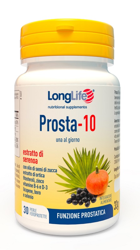 LONGLIFE PROSTA-10 30 PERLE - Farmacia Rossi2 - Farmacia Rossi 