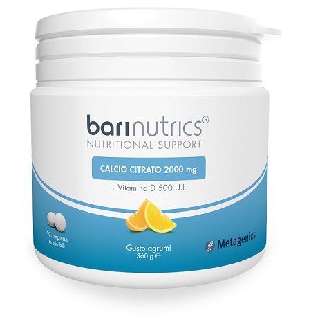 BARINUTRICS CALCIO CITRATO ARANCIA LIMONE ITA 90 COMPRESSE - Farmacia Rossi2 - Farmacia Rossi 