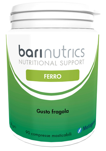 BARINUTRICS FERRO FRAGOLA ITA 90 COMPRESSE - Farmacia Rossi2 - Farmacia Rossi 