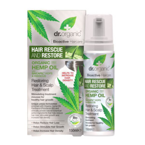 DR ORGANIC HEMP OIL OLIO DI CANAPA HAIR SCALP TREATMENT MOUSSE CAPELLI RISTRUTTURANTE 150 ML - Farmacia Rossi2 - Farmacia Rossi 