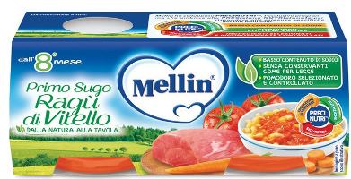 MELLIN PRIMOSUGO RAGU' DI VITELLO 2 VASETTI DA 80 G - Farmacia Rossi2 - Farmacia Rossi 