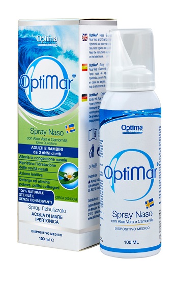 OPTIMAR SPRAY NASO ALOE CAMOMILLA 100 ML - Farmacia Rossi2 - Farmacia Rossi 