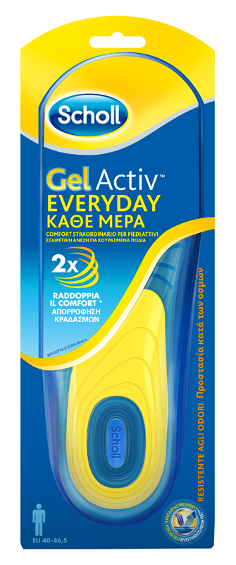 SCHOLL GEL ACTIV EVERYDAY UOMO - Farmacia Rossi2 - Farmacia Rossi 