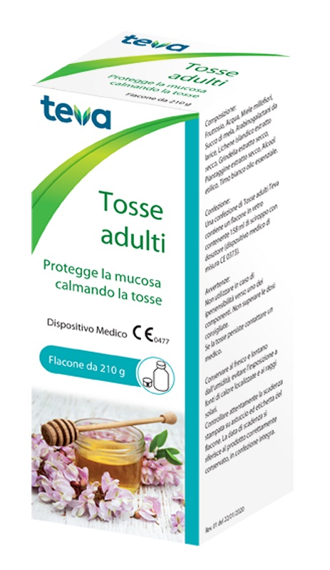 TOSSE ADULTI TEVA SCIROPPO 210 G - Farmacia Rossi2 - Farmacia Rossi 