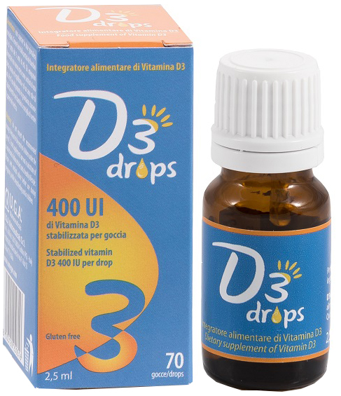 D3 DROPS 400 UI FLACONCINO 2,5 ML - Farmacia Rossi2 - Farmacia Rossi 