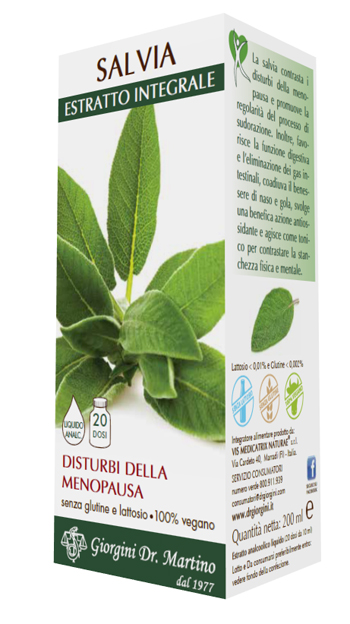 SALVIA ESTRATTO INTEGRALE 200 ML - Farmacia Rossi2 - Farmacia Rossi 