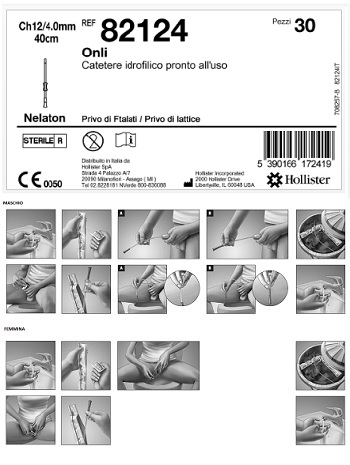 CATETERE IDROFILICO ONLI PRONTO ALL'USO 40 CM CH 12 30 PEZZI - Farmacia Rossi2 - Farmacia Rossi 