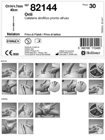 CATETERE IDROFILICO ONLI PRONTO ALL'USO 40 CM CH 14 30 PEZZI - Farmacia Rossi2 - Farmacia Rossi 