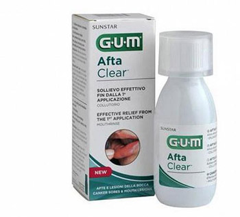 GUM AFTACLEAR RINSE 120 ML COLLUTORIO - Farmacia Rossi2 - Farmacia Rossi 