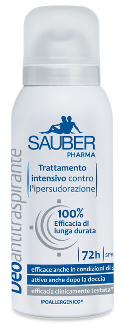 SAUBER ANTITRASPIRANTE 72 ORE SPRAY - Farmacia Rossi2 - Farmacia Rossi 