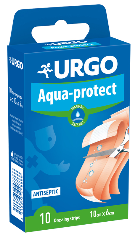BENDA LAVABILE DA TAGLIARE URGO AQUA PROTECT 10 X 6 CM 10 PEZZI - Farmacia Rossi2 - Farmacia Rossi 