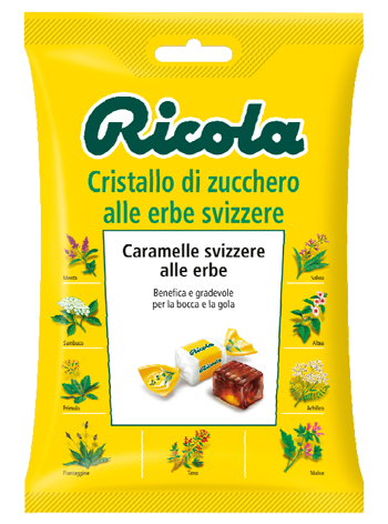 RICOLA CRISTALLO ZUCCHERO ERBE 78 G - Farmacia Rossi2 - Farmacia Rossi 