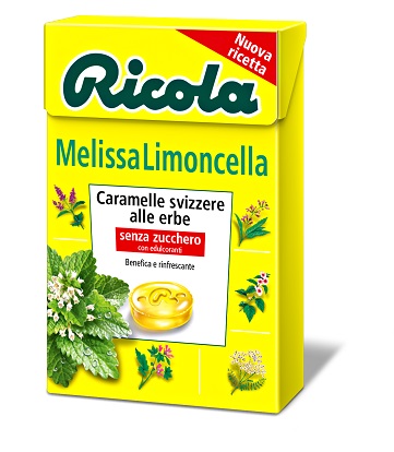 RICOLA MELISSA LIMONCELLA SENZA ZUCCHERO 50 G - Farmacia Rossi2 - Farmacia Rossi 