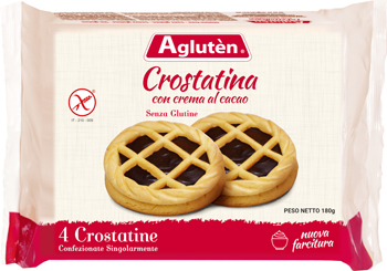 AGLUTEN CROSTATINA CON CREMA DI CACAO 180 G - Farmacia Rossi2 - Farmacia Rossi 