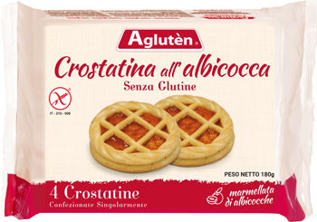 AGLUTEN CROSTATINA ALL'ALBICOCCA 180 G - Farmacia Rossi2 - Farmacia Rossi 