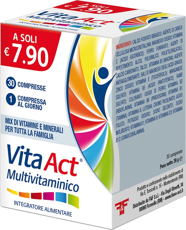 MULTIVITAMINICO ACT 30 COMPRESSE - Farmacia Rossi2 - Farmacia Rossi 