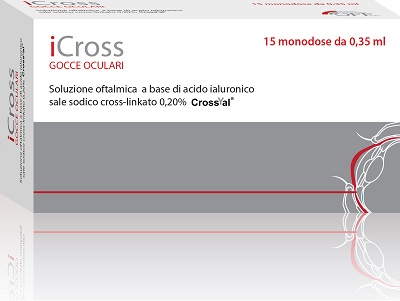 ICROSS SOLUZIONE OFTALMICA ACIDO IALURONICO CROSS-LINKATO 0,2% 15 MONODOSI DA 0,35 ML - Farmacia Rossi2 - Farmacia Rossi 