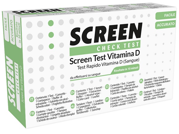 TEST RAPIDO PER IL RILEVAMENTO SEMI-QUANTITATIVO DI 25-IDROSSIVITAMINA D TRAMITE PUNGIDITO 1 PEZZO - Farmacia Rossi2 - Farmacia Rossi 