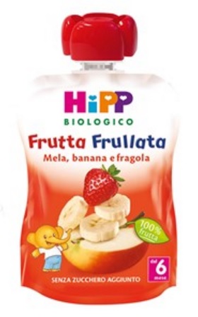 HIPP BIO FRUTTA FRULLATA MELA BANANA FRAGOLA 90 G - Farmacia Rossi2 - Farmacia Rossi 