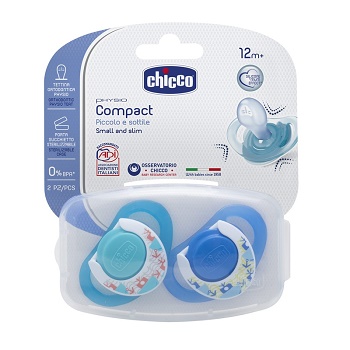 CHICCO SUCCHIETTO COMPACT BOY S 16-36 MESI 2 PEZZI - Farmacia Rossi2 - Farmacia Rossi 
