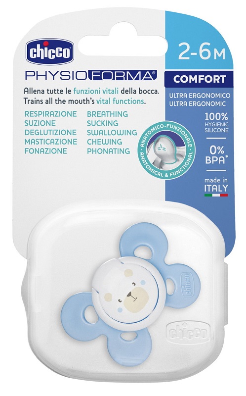 CHICCO SUCCHIETTO COMFORT BOY IN SILICONE 0-6 MESI 1 PEZZO - Farmacia Rossi2 - Farmacia Rossi 