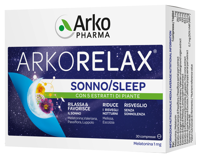 ARKORELAX SONNO 30 COMPRESSE - Farmacia Rossi2 - Farmacia Rossi 