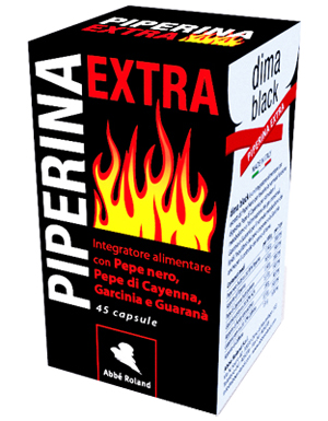 PIPERINA EXTRA DIMA BLACK 45 CAPSULE - Farmacia Rossi2 - Farmacia Rossi 