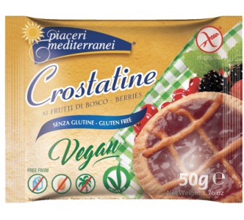 PIACERI MEDITERRANEI CROSTATINE FRUTTI DI BOSCO 50 G - Farmacia Rossi2 - Farmacia Rossi 