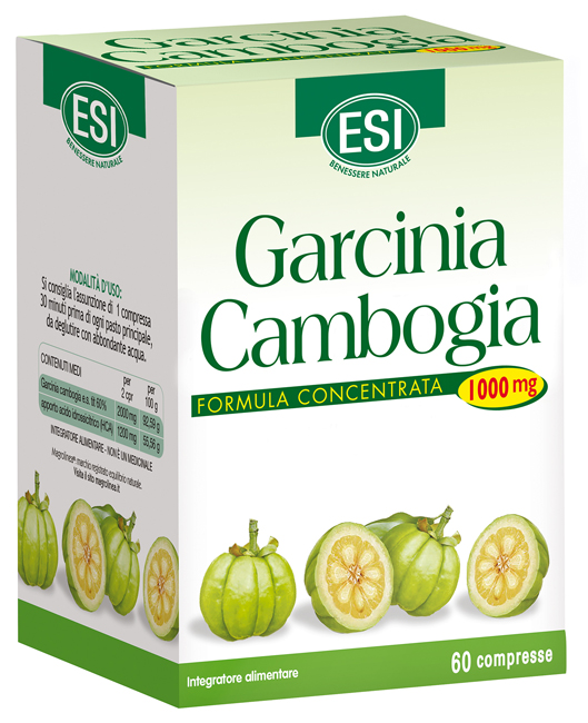 ESI GARCINIA CAMBOGIA 1000 MG 60 COMPRESSE - Farmacia Rossi2 - Farmacia Rossi 