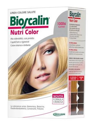 BIOSCALIN NUTRI COLOR 1000SS PLATINO SINCROB 124 ML - Farmacia Rossi2 - Farmacia Rossi 
