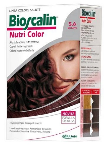 BIOSCALIN NUTRI COLOR 5,6 MOGANO SINCROB 124 ML - Farmacia Rossi2 - Farmacia Rossi 